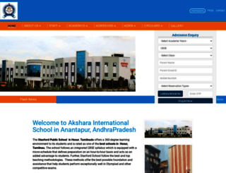 aksharainternationalschool.co.in screenshot