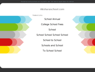 aksharaschool.com screenshot