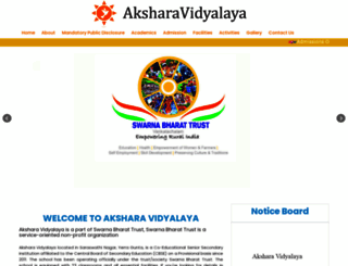 aksharavidyalaya.org screenshot