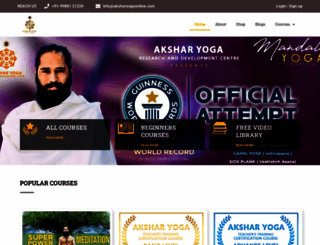 aksharyogaonline.com screenshot