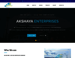 akshayaenterprises.com screenshot