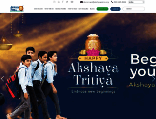 akshayapatra.org screenshot