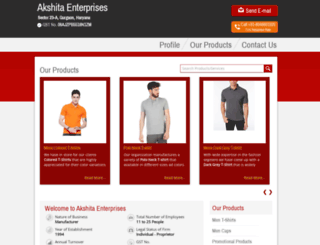 akshitaenterprises.com screenshot