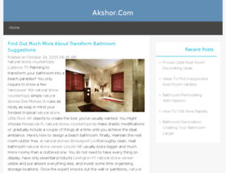 akshor.com screenshot