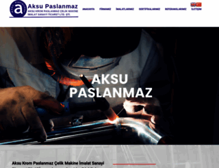 aksupaslanmaz.com.tr screenshot