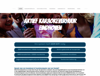 aktiefkaraoke.nl screenshot