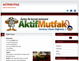 aktifmutfak.com screenshot