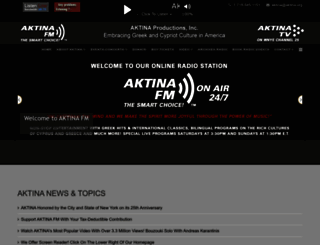aktina.org screenshot