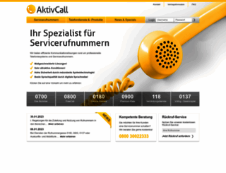 aktiv-call.de screenshot