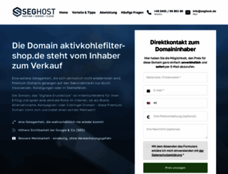 aktivkohlefilter-shop.de screenshot