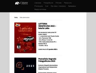 aktualnekonkursy.pl screenshot