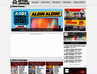 aktuel-urunler.com screenshot