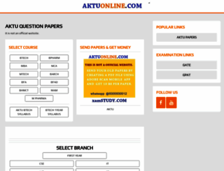 aktuonline.com screenshot