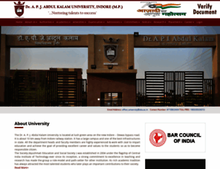 aku.ac.in screenshot