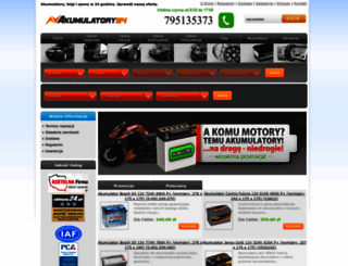 akumulatory24.com screenshot