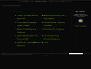 akupunkturschule.com screenshot
