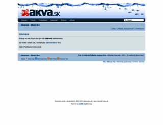 akva.sk screenshot