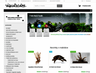 akvaria-aquascape.cz screenshot
