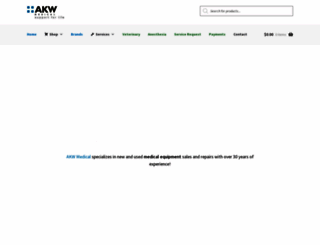 akwmedical.com screenshot