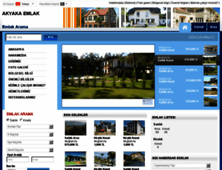 akyakaemlak.com screenshot