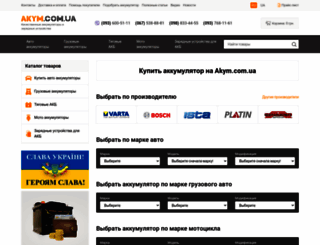 akym.com.ua screenshot