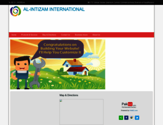 al-intizam-international.pakbd.com screenshot