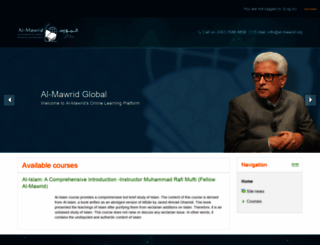 al-mawrid.net screenshot