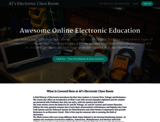 al-s-electronic-class-room.teachable.com screenshot