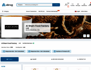 al-sham-food-factory.abraa.com screenshot