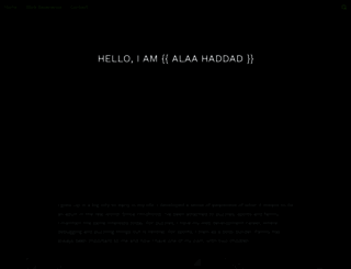 alaahaddad.com screenshot