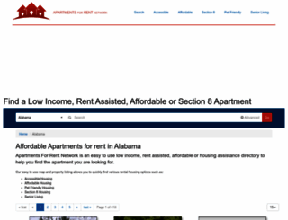 alabamaapartmentsearch.com screenshot