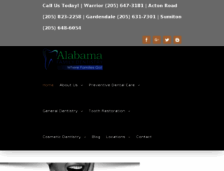 alabamafamilydentists.com screenshot