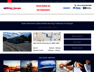 alabamageorgiainsurance.com screenshot
