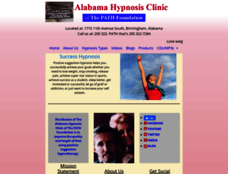 alabamahypnosisclinic.com screenshot