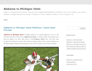alabamavsmichiganstate.net screenshot