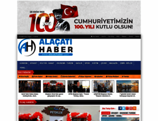 alacatihaber.com screenshot