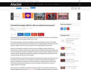 alaclair.com screenshot