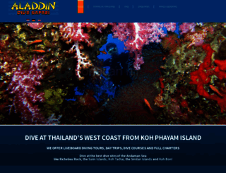 aladdindivecruise.de screenshot
