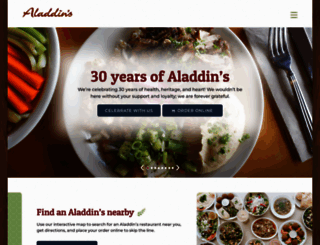 aladdins.com screenshot