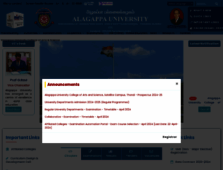 alagappauniversity.ac.in screenshot