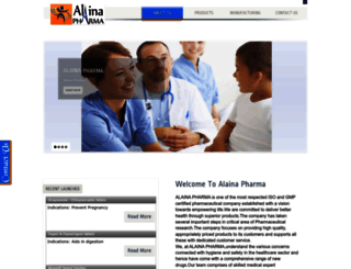 alainapharma.com screenshot