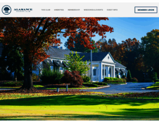 alamancecountryclub.com screenshot