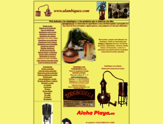 alambiques.com screenshot