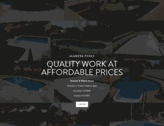 alamedapools.com screenshot
