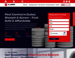 alameenpestcontrol.com screenshot