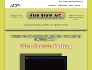alanbrainart.com screenshot