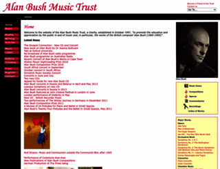 alanbushtrust.org.uk screenshot