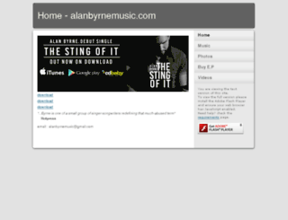 alanbyrnemusic.com screenshot