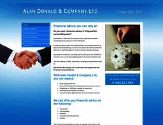 alandonald.co.uk screenshot