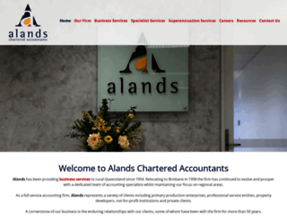 alands.com.au screenshot